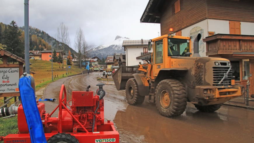 La Val di Fassa devastata dal maltempo