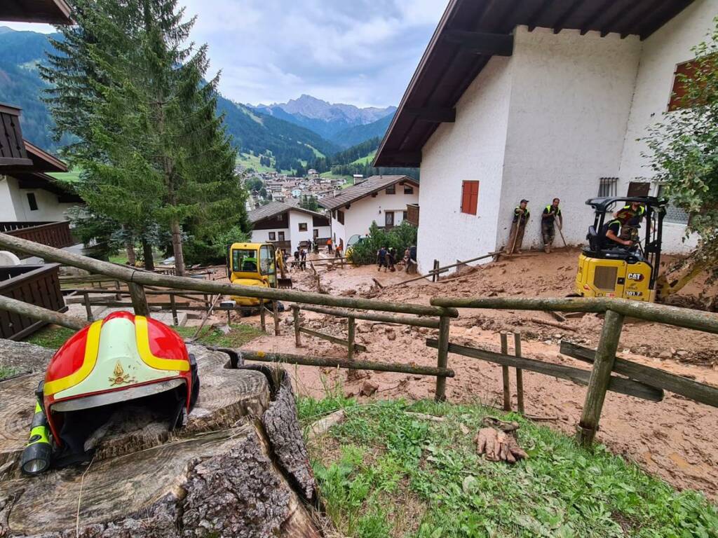 Maltempo in Val di Fassa, dichiarato lo stato di calamità